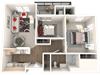 San Gabriel Floor Plan San Gabriel Floor Plan at 55+ FountainGlen Stevenson Ranch, California